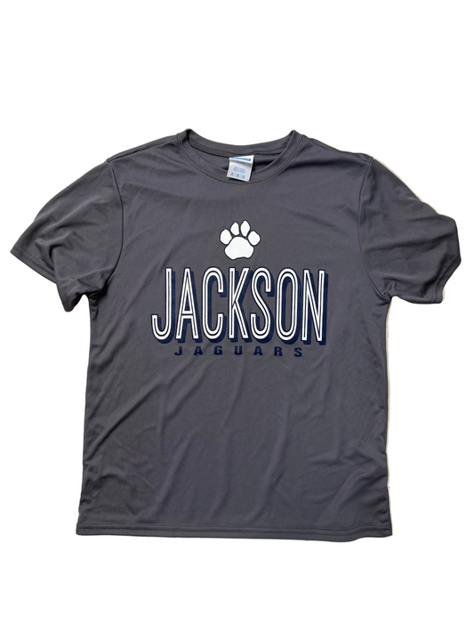 Dark Grey Performance 'JACKSON JAGUARS' Tee