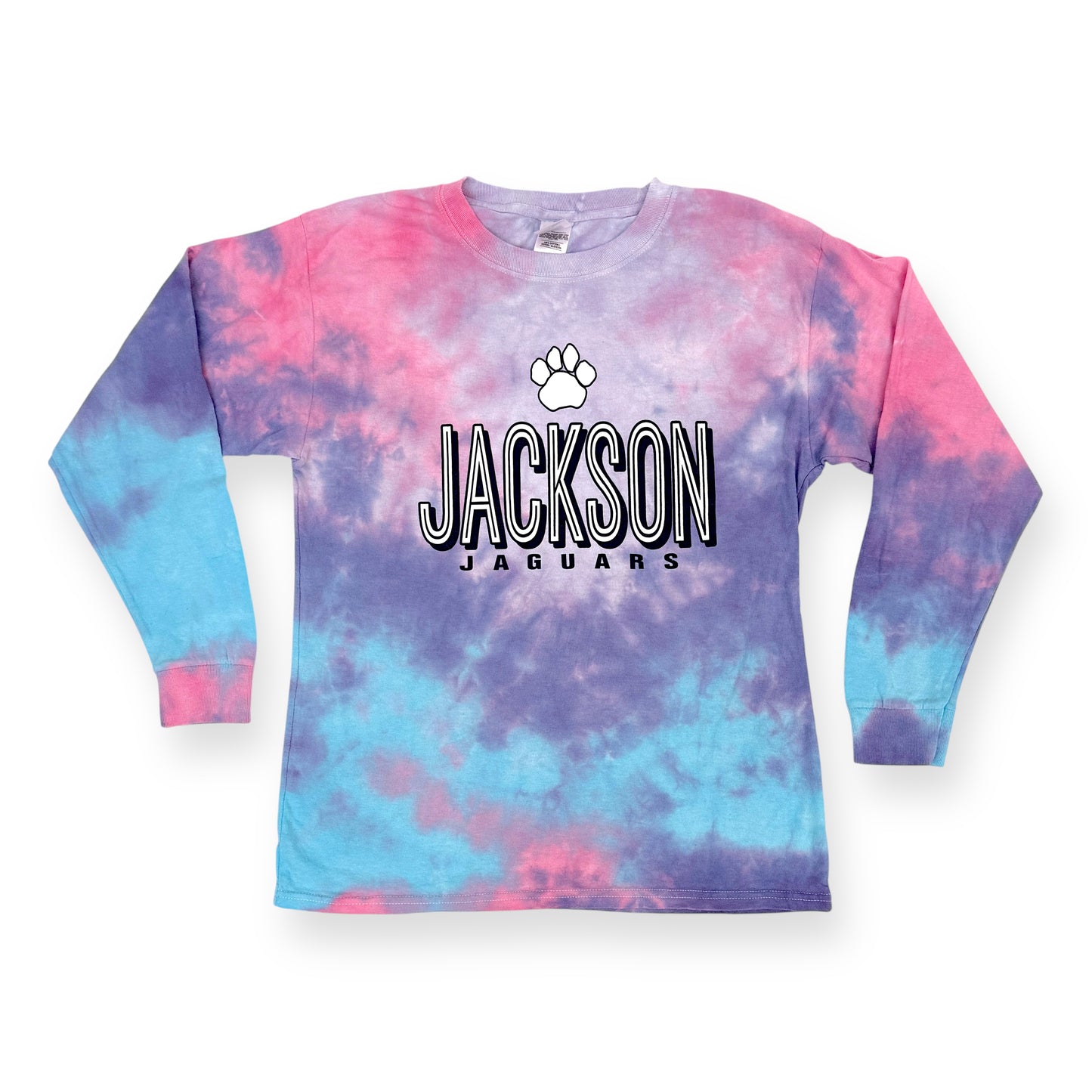 Tie-Dye 'JACKSON JAGUARS' Long Sleeve Tee