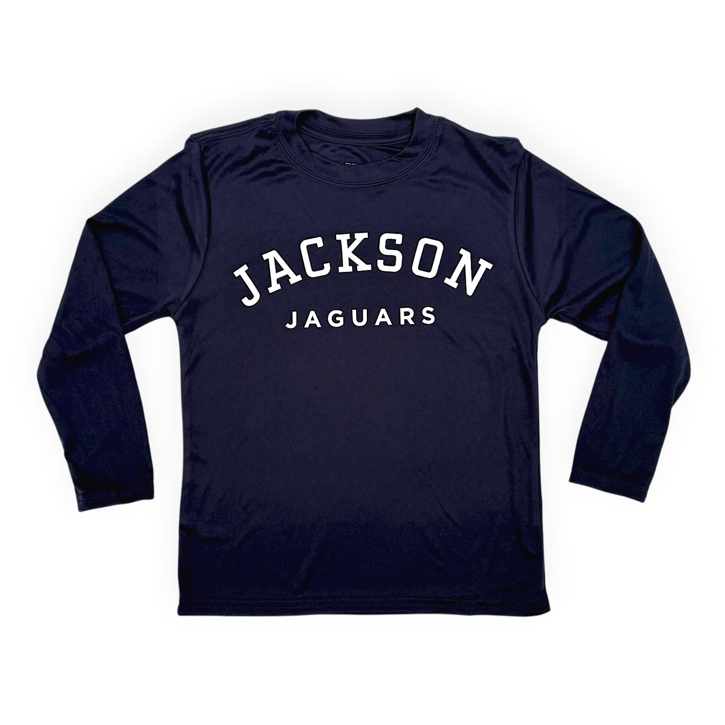 Navy 'Jackson Jaguar' Performance Youth Long Sleeve