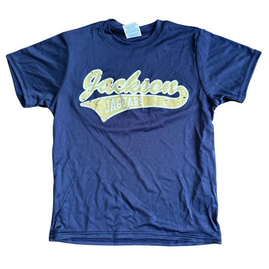 "Vintage" Jackson Shirt in Navy Vintage Script