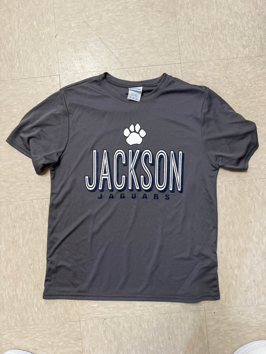 Dark Grey Performance 'JACKSON JAGUARS' Tee