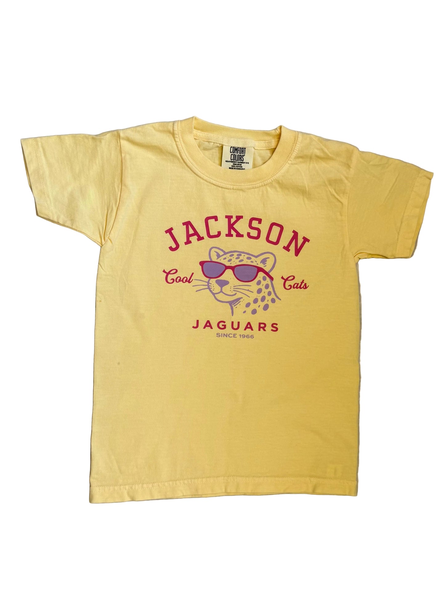Yellow "Cool Cats" Jaguar Tee