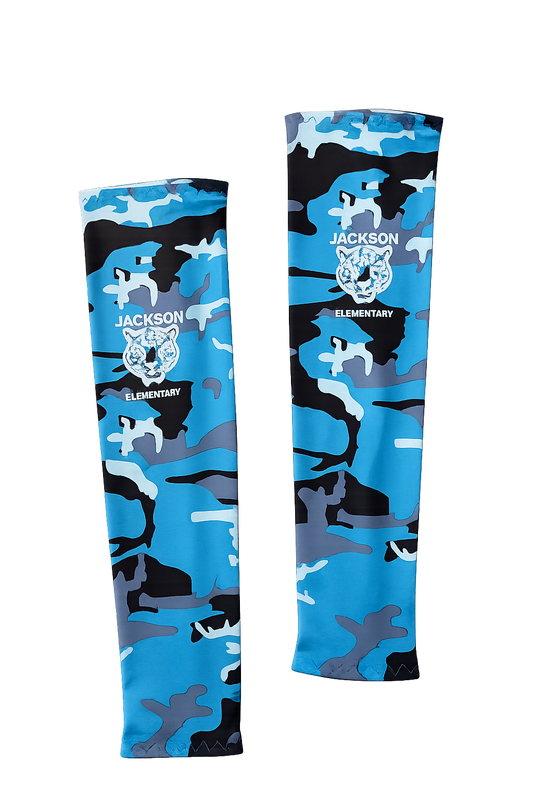 Blue Camo "Jackson" Arm Sleeves (Pair)