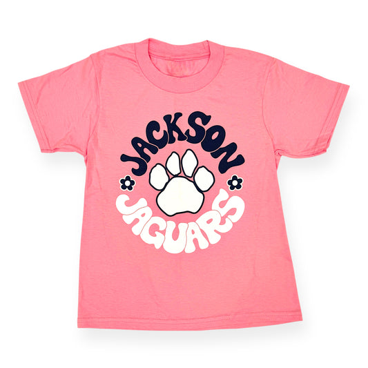 Pink 'JACKSON JAGUARS' Tee