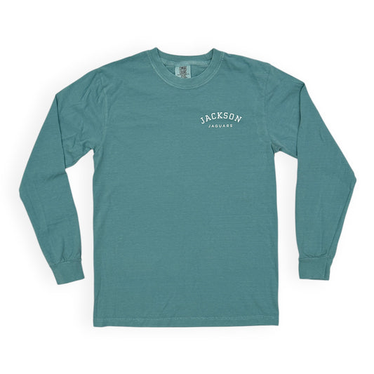 Seafoam 'Retro Jaguar' Adult Long Sleeve