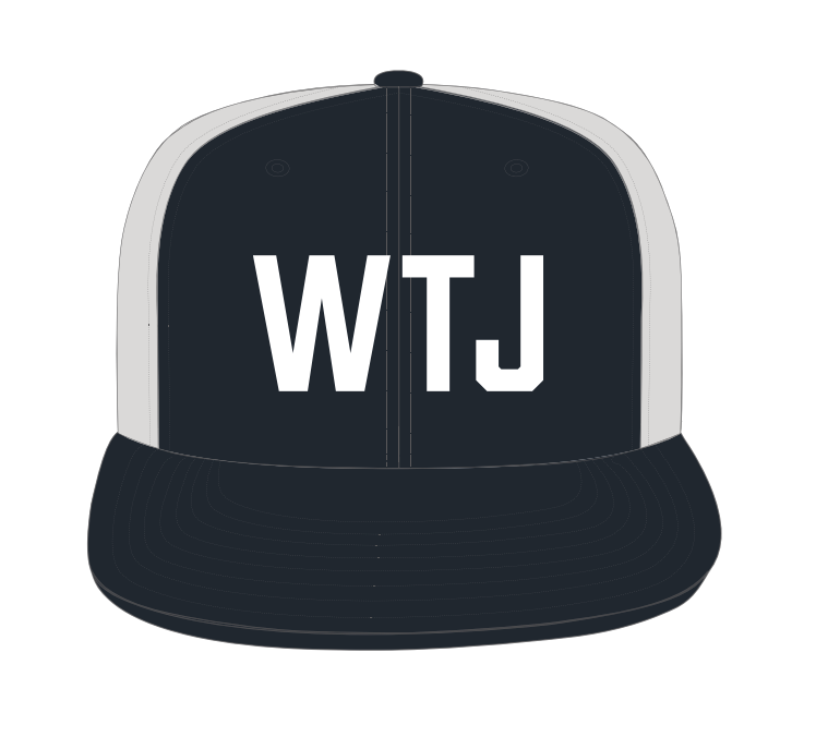 Navy WTJ Youth Trucker Hat